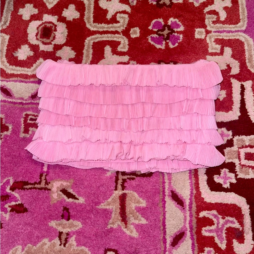 Idem Ditto Cropped Pink Dress Shirt